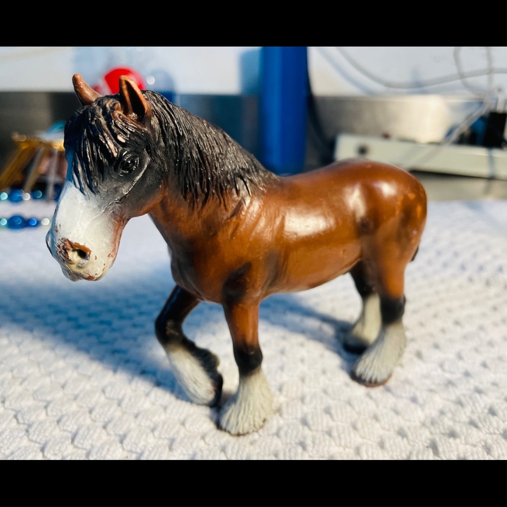 2000 Schleich Germany Male Horse Brown Figurine